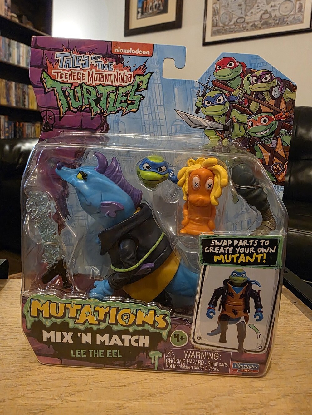 Teenage Mutant Ninja Turtles Mutations Mix 'n Match Lee the Eel Nickelodeon